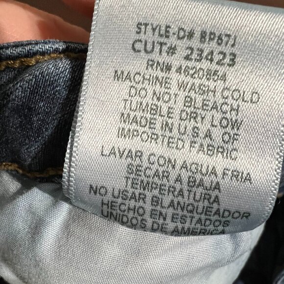 Just Black Jeans Size 27 |‎ Made in USA | Frayed Hem & Sass Included - Picture 6 of 14